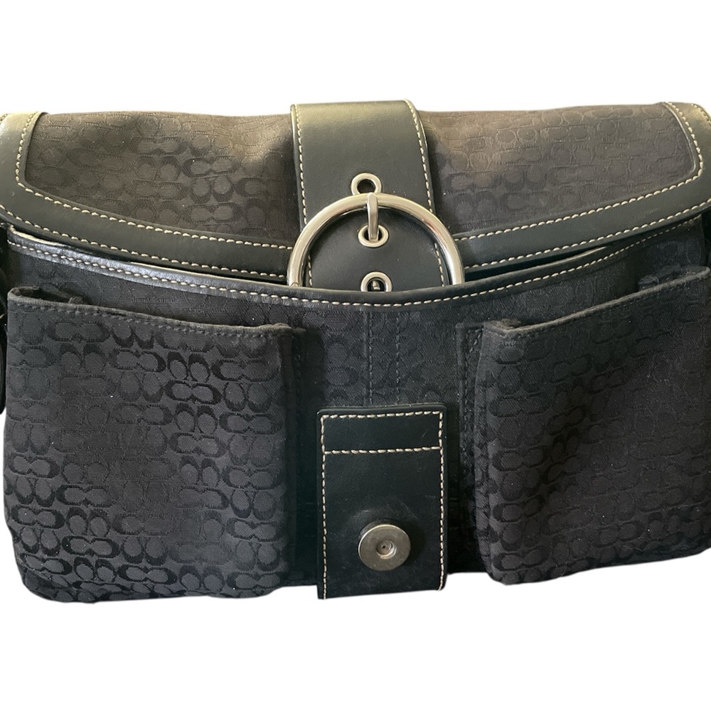 Coach Black Shoulder Bag - Picture 5 of 16